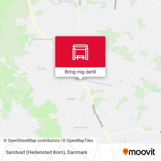 Sandvad (Hedensted Kom) kort