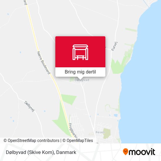 Dølbyvad (Skive Kom) kort