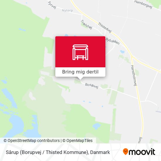 Sårup (Borupvej / Thisted Kommune) kort