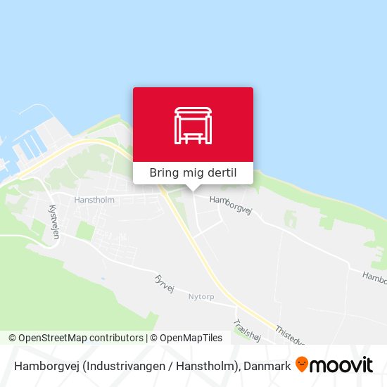 Hamborgvej (Industrivangen / Hanstholm) kort