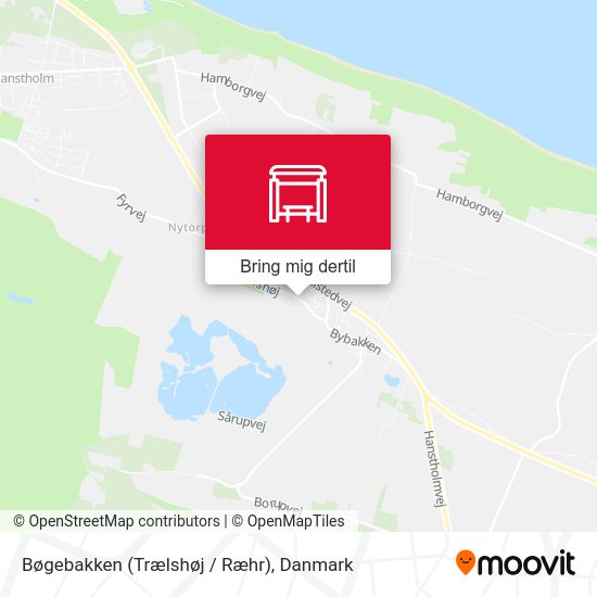 Bøgebakken (Trælshøj / Ræhr) kort