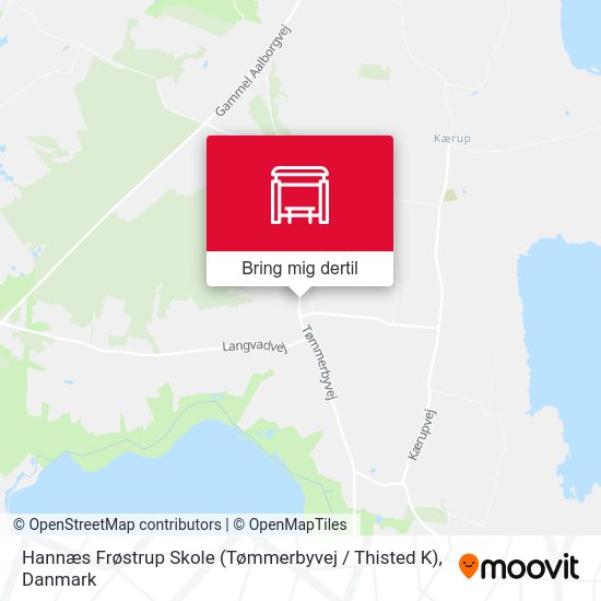 Hannæs Frøstrup Skole (Tømmerbyvej / Thisted K) kort