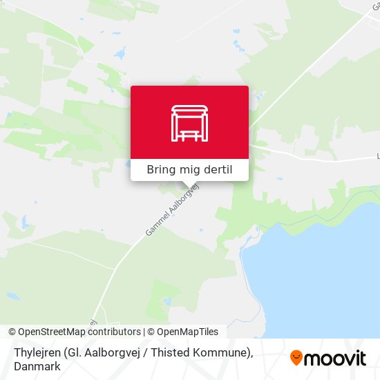 Thylejren (Gl. Aalborgvej / Thisted Kommune) kort