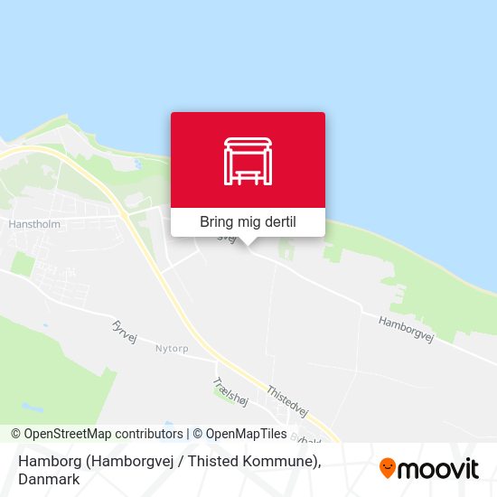Hamborg (Hamborgvej / Thisted Kommune) kort
