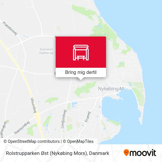 Rolstrupparken Øst (Nykøbing Mors) kort