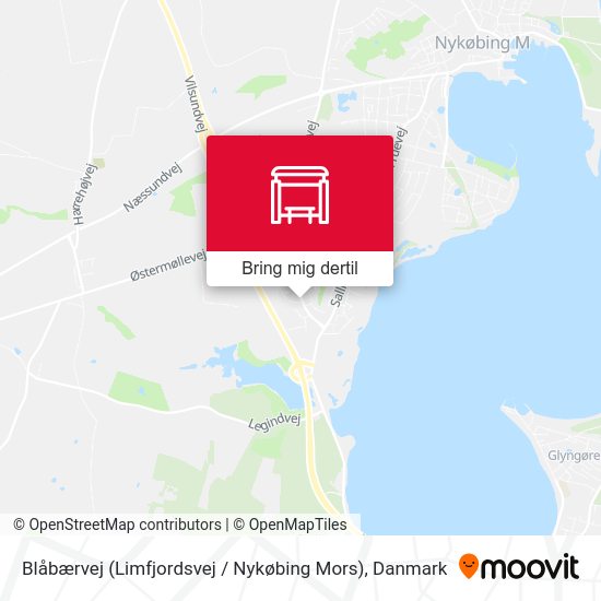 Blåbærvej (Limfjordsvej / Nykøbing Mors) kort