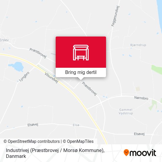 Industrivej (Præstbrovej / Morsø Kommune) kort