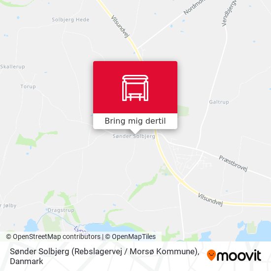 Sønder Solbjerg (Rebslagervej / Morsø Kommune) kort