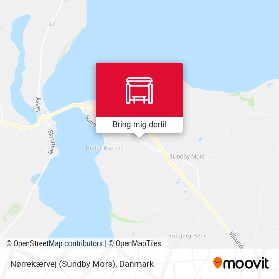 Nørrekærvej (Sundby Mors) kort