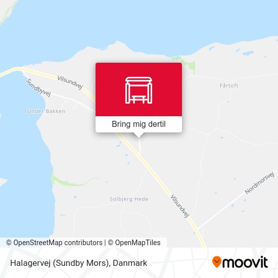 Halagervej (Sundby Mors) kort