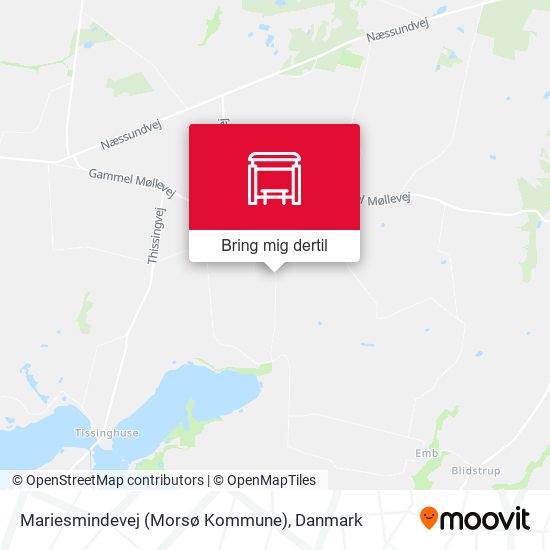 Mariesmindevej (Morsø Kommune) kort