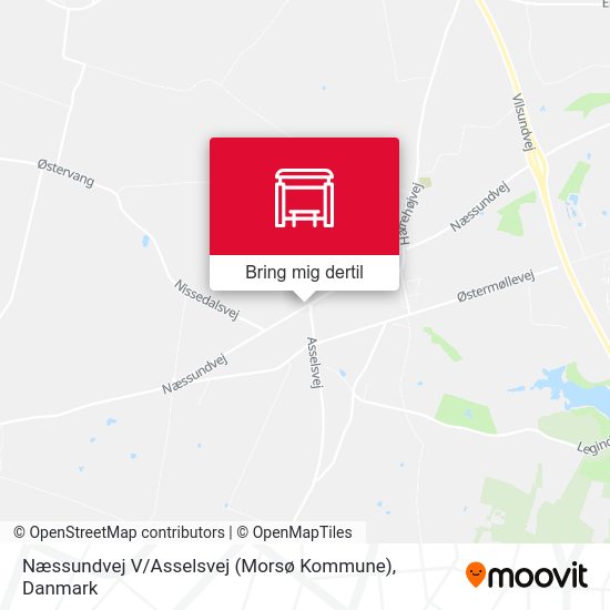 Næssundvej V / Asselsvej (Morsø Kommune) kort