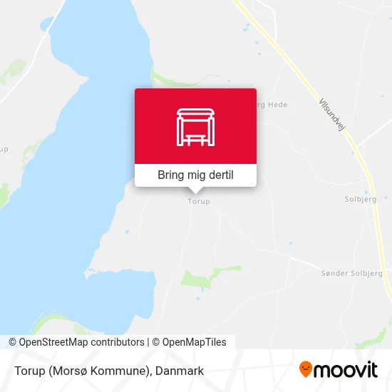 Torup (Morsø Kommune) kort