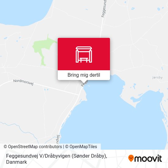 Feggesundvej V / Dråbyvigen (Sønder Dråby) kort