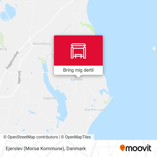 Ejerslev (Morsø Kommune) kort