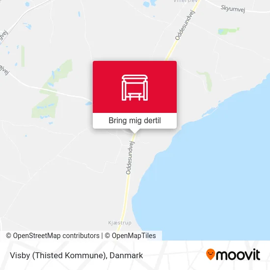 Visby (Thisted Kommune) kort