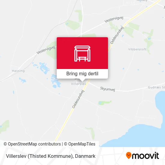 Villerslev (Thisted Kommune) kort