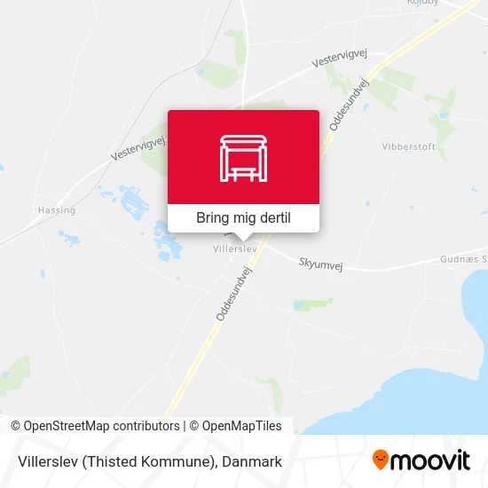 Villerslev (Thisted Kommune) kort
