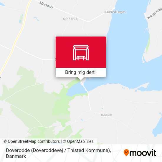 Doverodde (Doveroddevej / Thisted Kommune) kort