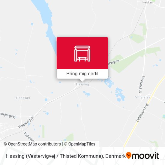 Hassing (Vestervigvej / Thisted Kommune) kort