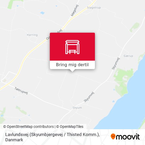 Lavlundsvej (Skyumbjergevej / Thisted Komm.) kort