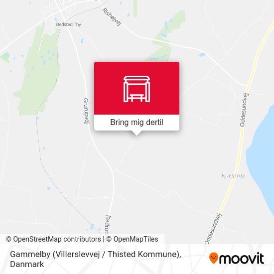 Gammelby (Villerslevvej / Thisted Kommune) kort