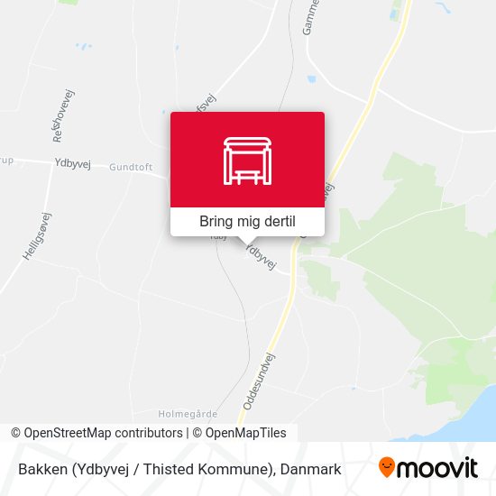 Bakken (Ydbyvej / Thisted Kommune) kort