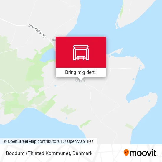 Boddum (Thisted Kommune) kort