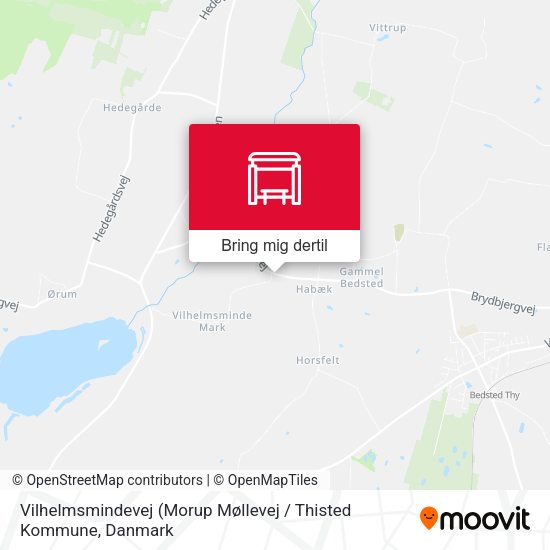 Vilhelmsmindevej kort