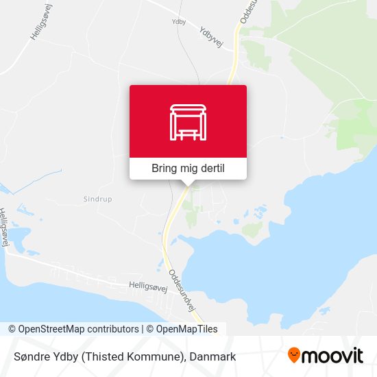 Søndre Ydby (Thisted Kommune) kort