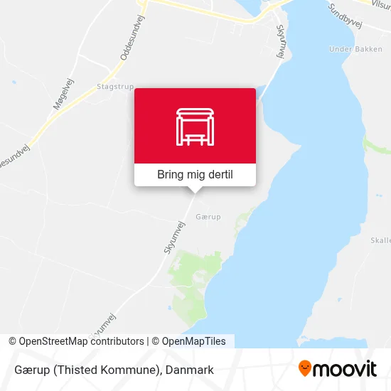 Gærup (Thisted Kommune) kort