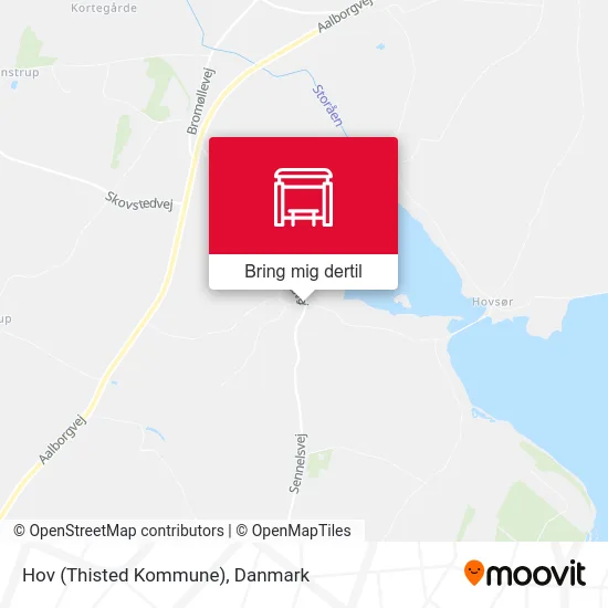 Hov (Thisted Kommune) kort