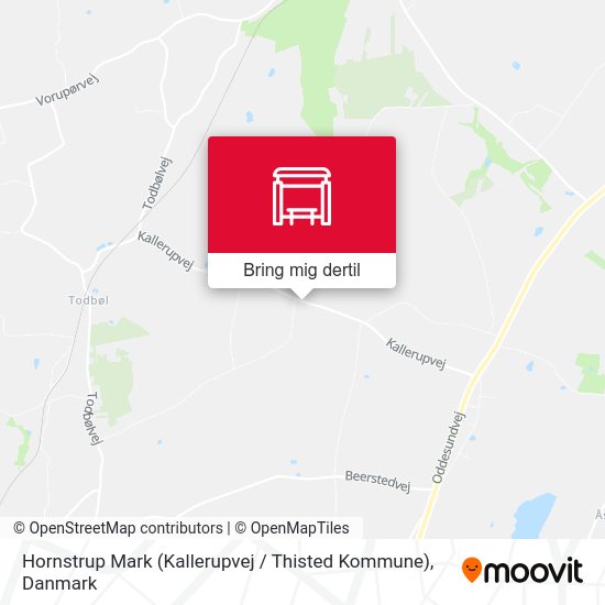 Hornstrup Mark (Kallerupvej / Thisted Kommune) kort