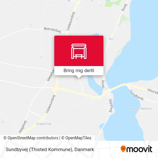 Sundbyvej (Thisted Kommune) kort