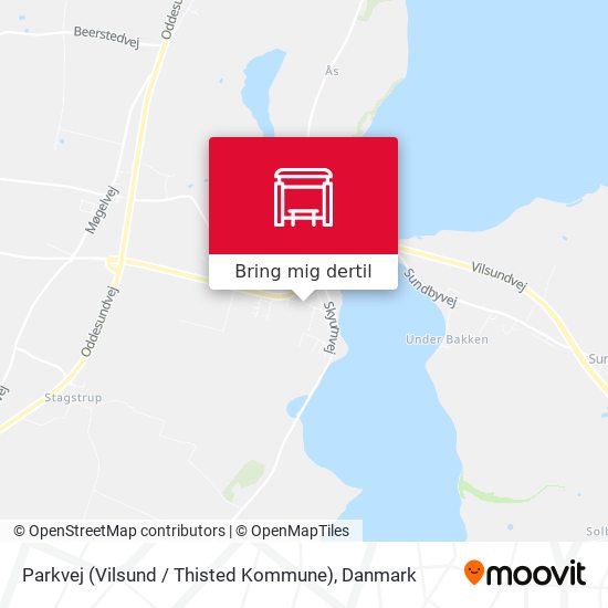Parkvej (Vilsund / Thisted Kommune) kort