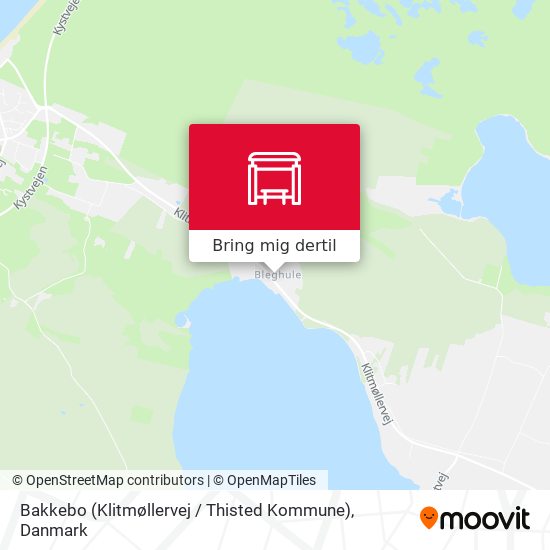 Bakkebo (Klitmøllervej / Thisted Kommune) kort