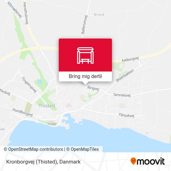Kronborgvej (Thisted) kort