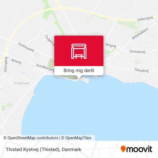 Thisted Kystvej kort