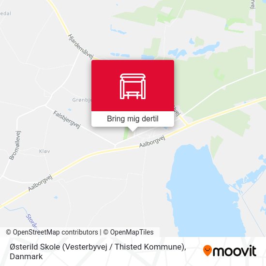 Østerild Skole (Vesterbyvej / Thisted Kommune) kort