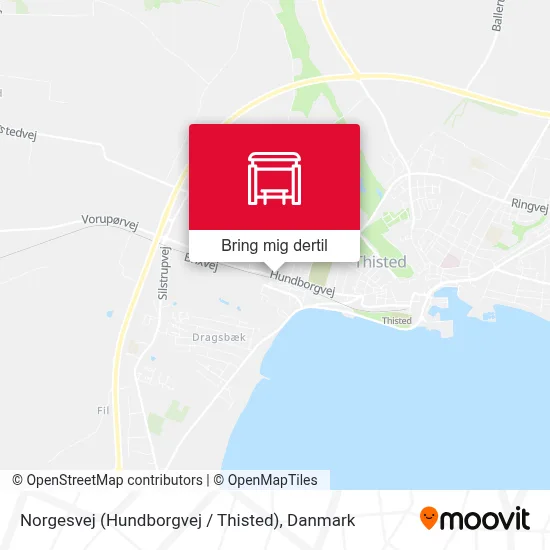 Norgesvej (Hundborgvej / Thisted) kort