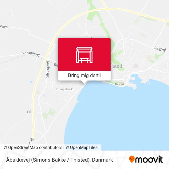 Åbakkevej (Simons Bakke / Thisted) kort