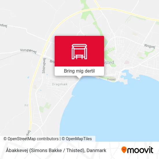 Åbakkevej (Simons Bakke / Thisted) kort