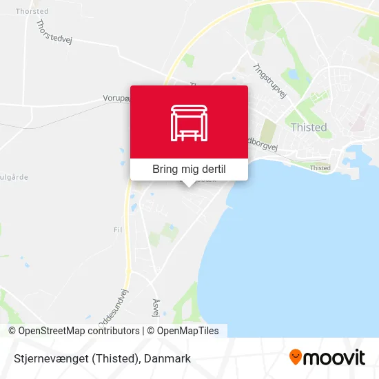 Stjernevænget (Thisted) kort