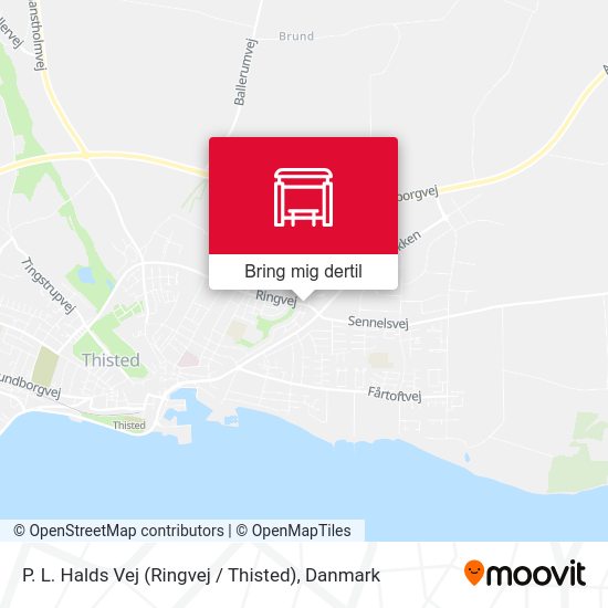 P. L. Halds Vej (Ringvej / Thisted) kort