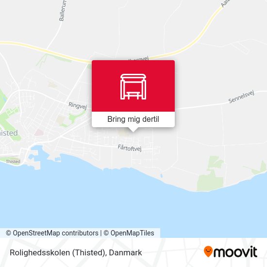 Rolighedsskolen (Thisted) kort