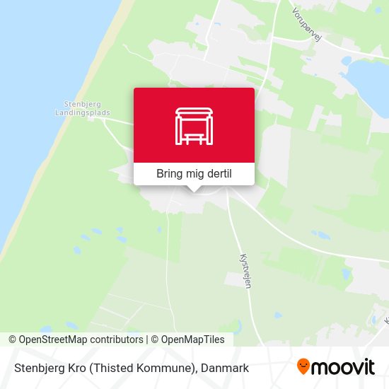 Stenbjerg Kro (Thisted Kommune) kort