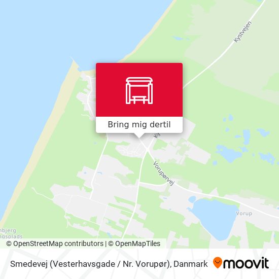 Smedevej (Vesterhavsgade / Nr. Vorupør) kort