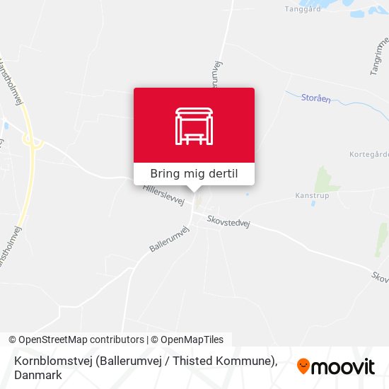 Kornblomstvej (Ballerumvej / Thisted Kommune) kort