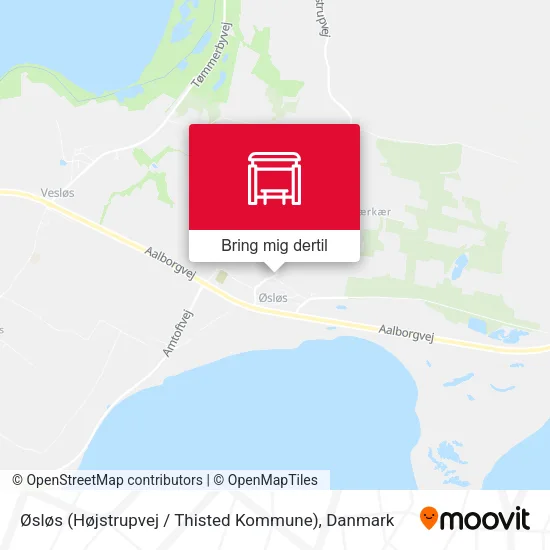 Øsløs (Højstrupvej / Thisted Kommune) kort