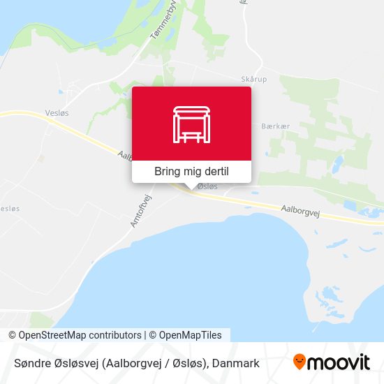 Søndre Øsløsvej (Aalborgvej / Øsløs) kort